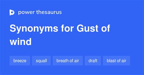 GUST Synonyms: 56 Similar Words .